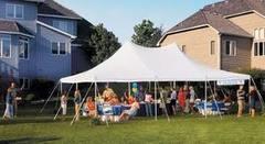 20 x 30 White Twin Peak Pole Tent 20 x 30 White Twin Peak Pole Tent