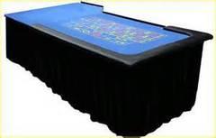 Linen Table Skirting Linen Table Skirting